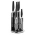 Argos Home 5 Piece Revolving Knife Block Set - Black