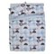 Argos Home Blue Circles Bedding Set - Kingsize