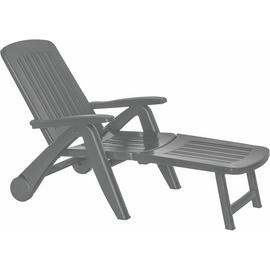 Bica Cancun Reclining Sunlounger - Grey
