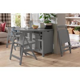 Argos Home Butterfly Extending Dining Table & 4 Chairs