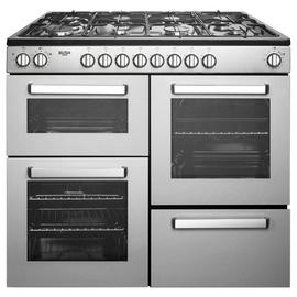 Bush BRC100DHESS 100cm Dual Fuel Range Cooker - S Steel