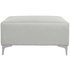 Argos Home Hale Fabric Footstool - Light Grey