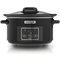 Crock-Pot 4.7L Hinged Lid Digital Slow Cooker - Black