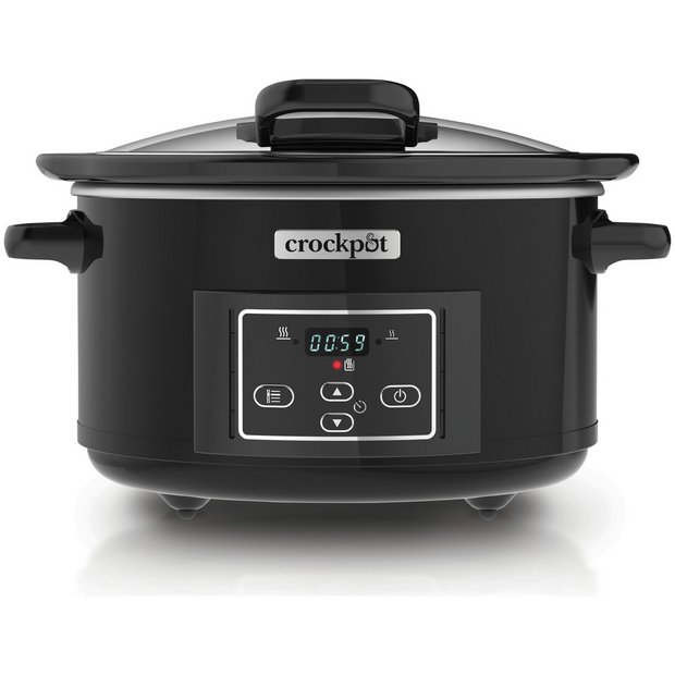 Kalorik 8qt. Digital Slow Cooker with Locking Lid - Stainless Steel