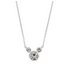 Disney Mickey Mouse Sterling Silver Crystal Pendant