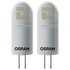 Osram 10W LED Capsule G4 Bulb - Twin Pack