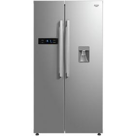 Bush MSBSNFWTDSS American Fridge Freezer - Stainless Steel