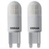 Osram 2.6W LED Capsule G9 Bulb - Twin Pack