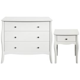 Argos Home Amelie Bedside Table & 3 Drawer Chest Set