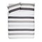 Argos Home Grey Waffle Stripe Bedding Set - Kingsize
