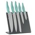 Argos Home 5 Piece Knife Block Set - Aqua