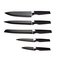 Argos Home 5 Piece Magnetic Knife Block Set - Chrome