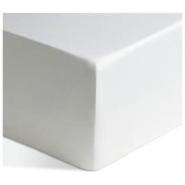 Habitat Egyptian Cotton 400TC Grey Fitted Sheet