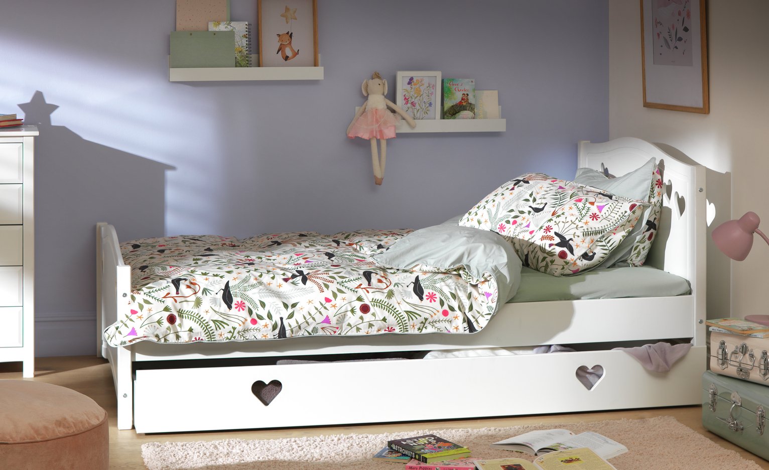 argos girls single bed