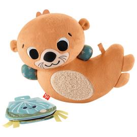 Fisher-Price 2in1 Rockin' Tummy Time Otter Plush Sensory Toy