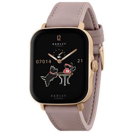 Radley Series 20 Pink Leather Strap Calling Smart Watch