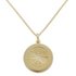 Moon & Back 9ct Gold Plated Compass Locket Pendant Necklace