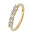 Revere 9ct Gold Claw Set Cubic Zirconia Half Eternity Ring