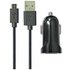 Micro USB 1m Car Charger - Black
