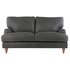 Argos Home Livingston 2 Seater Leather Sofa - Ash Grey