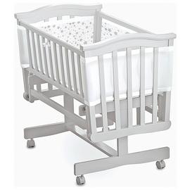 BreathableBaby Twinkle Twinkle Grey Crib Liner