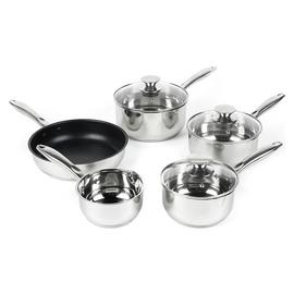 Russell Hobbs 5 Piece Stainless Steel Pan Set
