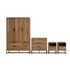 Argos Home Nomad 4 Piece 3 Door Wardrobe Set - Oak Effect