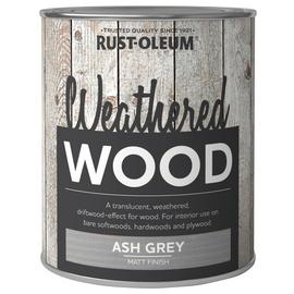 Rust-Oleum Weathered Wood Matt Paint 750ml - Ash Grey