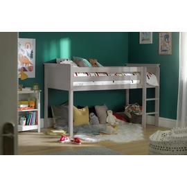 Habitat Brooklyn Mid Sleeper and Mattress - Grey