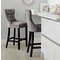 Argos Home Princess Stud Barstool - Charcoal