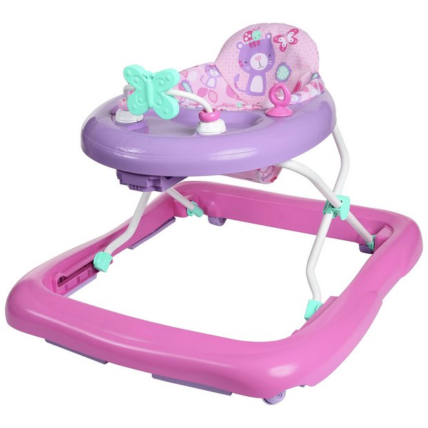 Baby walker hot sale family pink