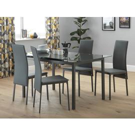 Argos Home Lido Extending Dining Table & 4 Chairs