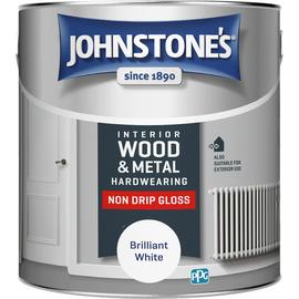Johnstone's Non Drip Gloss Paint 2.5L - Brilliant White