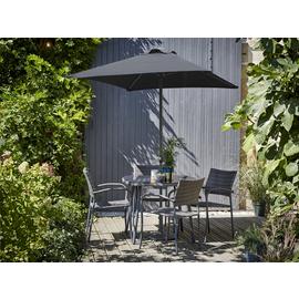 Argos Home Cusco 4 Seater Rattan Effect Patio Set - Grey