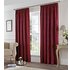 Fusion Eastbourne Lined Curtains - 117x183cm - Burgundy