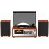 Bush Classic Micro Combo Record Player - Wood / Black