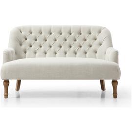Kyoto Charlie Fabric 2 Seater Sofa - Cream