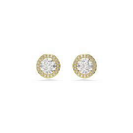 Swarovski Stilla Crystal Round Stud Earrings