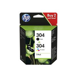 HP 304 Original Ink Cartridges - Black & Colour