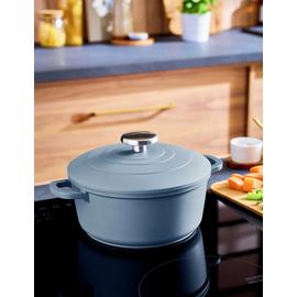 Morphy Richards 2.3 Litre Aluminium Casserole Dish - Blue