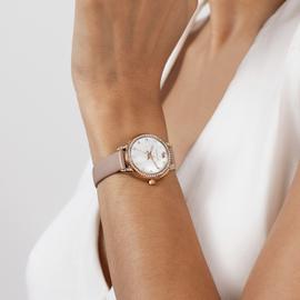 Radley Mother Of Pearl Pink Leather Strap Watch