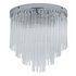 Argos Home Rhodes 3 Light Glass Rods Ceiling Light