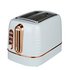 Cookworks Horizon Stripe 2 Slice Toaster - Multi