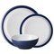 Denby Elements 12 Piece Dinner Set - Blue