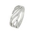 Revere Sterling Silver Cubic Zirconia Wave Ring