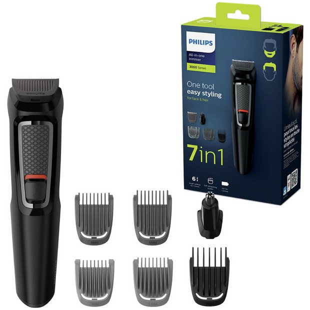Buy Philips 7 in 1 Beard Trimmer and Hair Clipper Kit MG3720/33 | Beard and  stubble trimmers | Argos