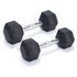 Men's Health Rubber Dumbbell Set - 2 x 5kg