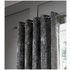 Catherine Lansfield Crushed Velvet Curtains 229x229cm Silver
