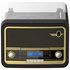 Bush Classic Retro Record Player - Black / Gold