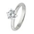 Revere Sterling Silver Round Cubic Zirconia Solitaire Ring